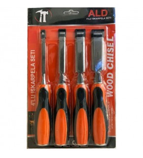 Ald Iskarpela Tahta Kesici 4'lü Set ( 6MM,12MM,18MM,24MM )