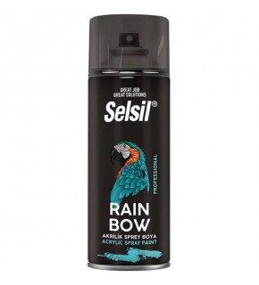 Selsil Rainbow Akrilik Sprey Boya 400 Ml Antrasit Gri TAB451 (RAL 7016)